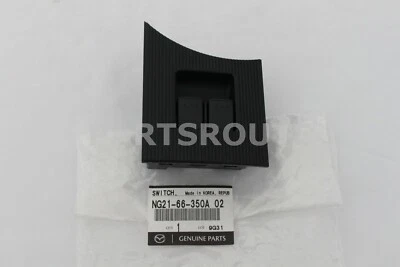 马自达 MX-5 Miata 2006 - 2008 原始设备制造商正版黑色电源窗开关 NG21-66-350A-02 — 第 1/4 张图片