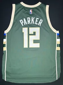 MILWAUKEE BUCKS JABARI PARKER #12 Adidas Authentic Swingman NBA Size L JERSEY - Picture 1 of 6