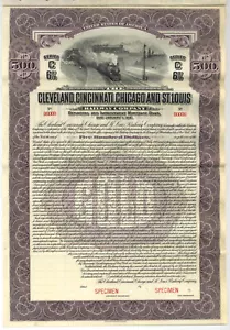 Cleveland, Cincinnati, Chicago und St. Louis. PROBE. 500 $ Anleihe Zertifikat - Bild 1 von 1