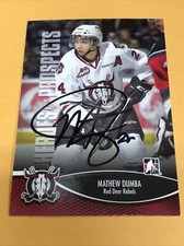 Mathew Dumba Signed Red Deer Rebels WHL Card Minnesota Wild 3