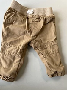 cat and jack boys tan joggers size 0-3 m - Picture 1 of 4