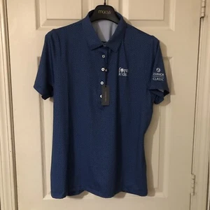 Turtleson Golf Women’s XL Blue Zurich Classic Palmer Performance Shirt NWT - Foto 1 di 10