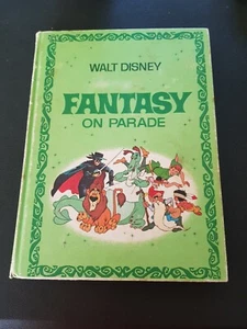 WALT DISNEY FANTASY ON PARADE 1970 PURNELL ILLUSTRATED 21 STORIES HARDCOVER - Picture 1 of 12