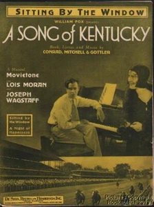 1929 Film (A Song of Kentucky) Sheet Music (Sitting By the Window) - Bild 1 von 1