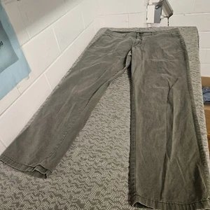 English Laundry Straight Dress Pants Mens 34X32 Green Flat Front Casual - Picture 1 of 9
