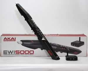 Akai EWI5000 EWI5000J Electronic Wind Instrument Synthesizer Black Japan - Picture 1 of 6