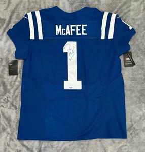 PAT McAFEE Autographed AUTHENTIC Nike On-Field COLTS Jersey PSA COA NFL LOA sz48 - Picture 1 of 13