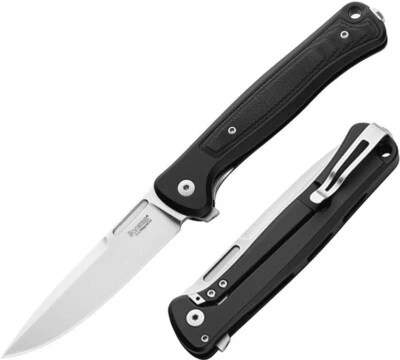 LionSTEEL Skinny Folding Knife 3.5" MagnaCut Steel Blade Aluminum/Micarta Handle - Image 1 of 4