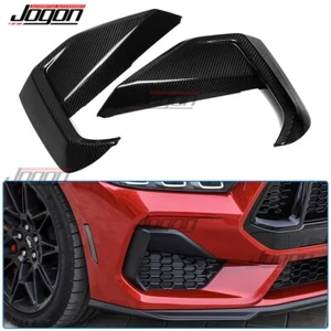 Divisor de alerón de ventilación lateral de parachoques delantero de carbono para Ford Mustang S650 GT 24+ - Imagen 1 de 10