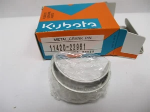 11420-22960 OEM KUBOTA OC60 DIESEL ENGINE CRANKPIN CONNECTING ROD BEARING SET - Picture 1 of 1