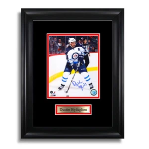 Dustin Byfuglien Autographed Winnipeg Jets Framed 8x10 Photo - Picture 1 of 1