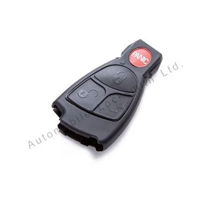 Estuche llave inteligente carcasa para Mercedes Benz 4 botones llave remota con botón de pánico - Imagen 1 de 1