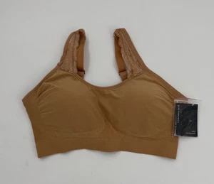 NWT Underoutfit Large Nude Bra With Lace Trim & Bra Extender Included - Picture 1 of 6