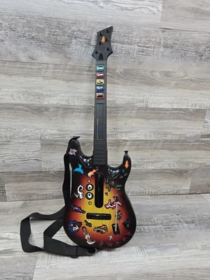 Controlador Guitar Hero Sunburst Red Octane PS3 daños cosméticos no probados Foto 1 de 4