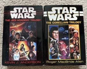 Star Wars SFBC Corellian Trilogy Jedi Academy Trilogy Hardcover Lot - Picture 1 of 4