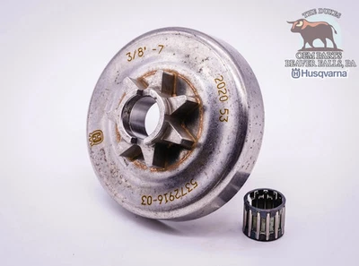 GENUINE CLUTCH DRUM SPROCKET FITS HUSQVARNA 455 460 RANCHER 537 29 16-04 - Image 1 of 4