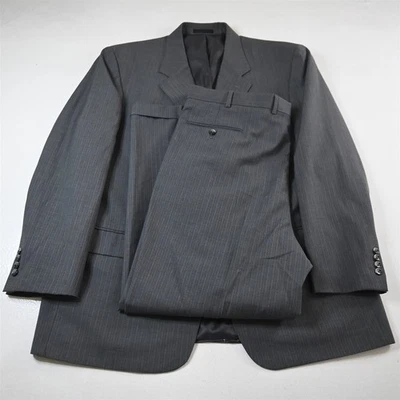 Kilburne & Fitch 48L 42x32 Gris Rayas Hombres Chaqueta Pantalones Traje Foto 1 de 4
