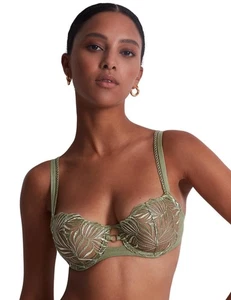 Aubade Paradis Exotique Half Cup Bra Underwired Luxury Lingerie LFF14 - Picture 1 of 24