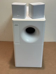 Bose ACOUSTIMASS 3 Series IV Speaker System Subwoofer & 2 Cube Speakers No Wires - Picture 1 of 10