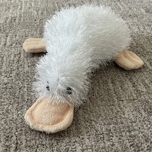 Ganz WEBKINZ HS021 Lil Kinz GOOGLES  White Stuffed Plush Animal NO CODE 11” - Picture 1 of 12