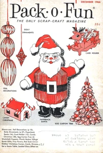 Pack-O-Fun "The Only Scrap Craft Magazine" Dezember 1966 Band 16 #4 Feiertage - Bild 1 von 6