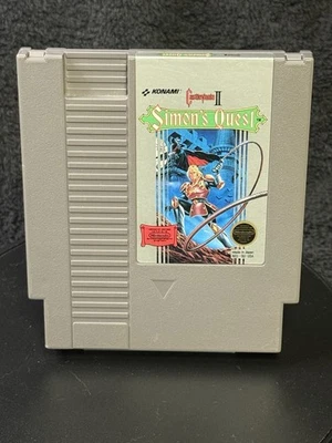 Castlevania II: Simon’s Quest Nintendo NES 1988 Authentic Tested Konami Classic - Image 1 of 2
