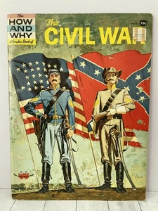 How and Why Wonder Book of The Civil War 1976 Collectable Vintage PB VG - Imagen 1 de 6