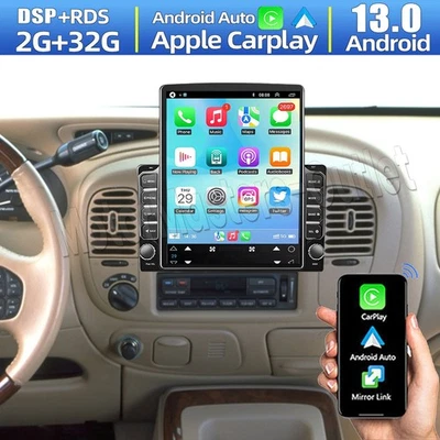 Radio estéreo para coche 9,7"" Android 13 CarPlay GPS BT para Lincoln Navigator 1998-2002 Foto 1 de 4
