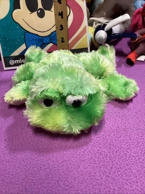 8" Ganz Webkinz HM162 Tie Dye Frog Floppy Bean Plush Stuffed Animal No Code B24 - Image 1 of 4