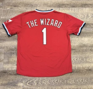 Camiseta deportiva de regalo Ozzie Smith Y2K de malla roja XL de los Cardenales de San Luis El Mago para hombre - Imagen 1 de 7