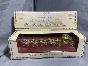 Matchbox "Her Majestys Gold State Coach" 40th Anniversary in Original Box #YY66 - Picture 1 of 4