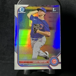 CADE HORTON 2022 Bowman Chrome Draft Rifrattore 1° RC #BDC-193 Debutta Oggi! - Foto 1 di 2