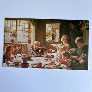 Vintage British ONE OF THE FAMILY Large Thanksgiving Greeting Card - 051 - Bild 1 von 12