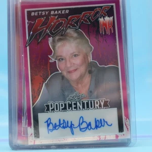 BETSY BAKER 2024 Leaf Pop Century #2/8 Autograph "THE EVIL DEAD" HORROR ACTRESS - Picture 1 of 2
