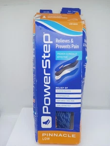 Powerstep Insoles Pinnacle Low Arch Men's 10-10.5 Size G - Picture 1 of 2