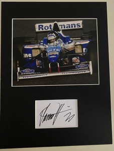 Damon Hill    **HAND SIGNED**    16x12 mounted display - AUTOGRAPHED ~ Formula 1 - Picture 1 of 1