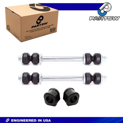 PartsW Chevrolet K1500 1988-1999 4Pc Front Sway Bar Link and Bushing Kit - Image 1 of 4