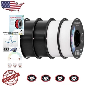 4kg PETG 1.75mm 3D Printer Filament - Glossy, Durable, Non-Toxic, 4x1kg - Picture 1 of 9