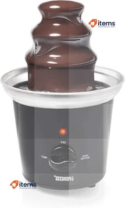 Fontane Di Cioccolato Princess, Argento E Nero, 3 Livelli (0,4 L) - Foto 1 di 2