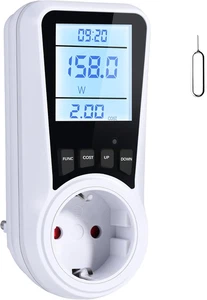 Misuratore Consumo Elettrico Con LCD, Contatore Energia Elettrica 16A/3680W, 7 M - Foto 1 di 12
