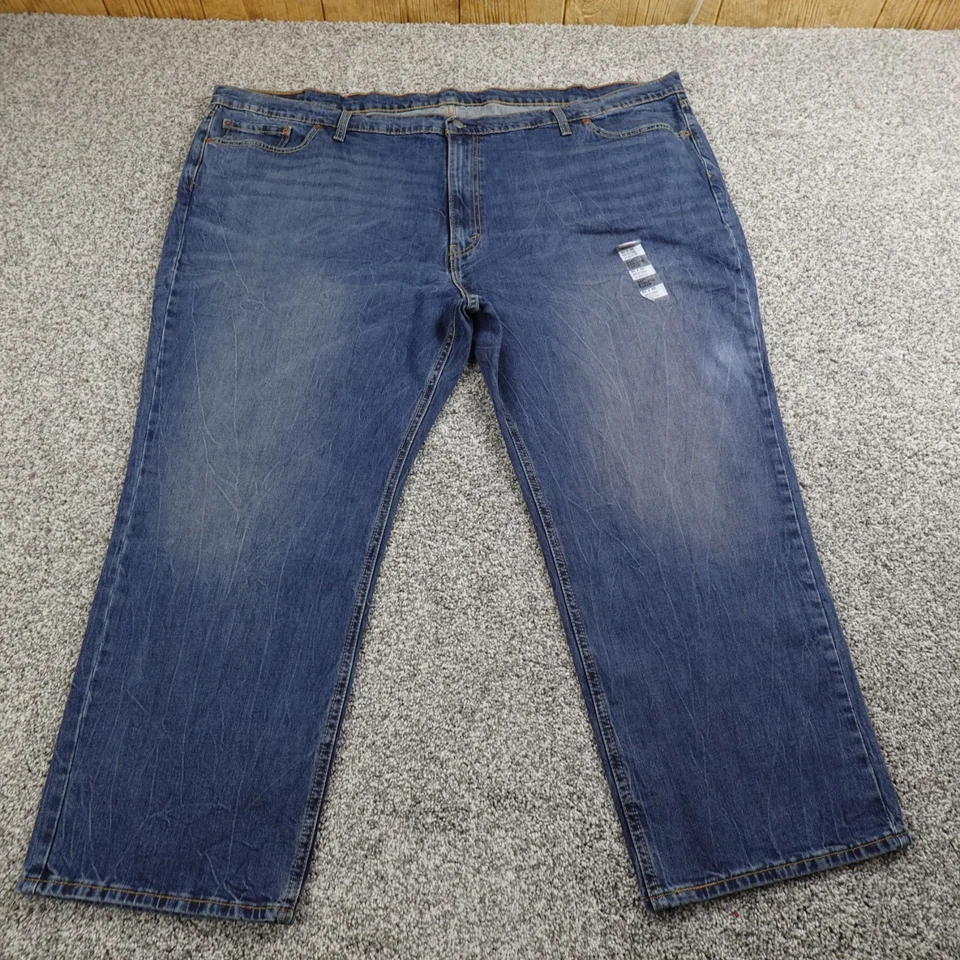 NEW Levis Jeans Mens 56X30 Dark Blue Denim Pants 541 Athletic Taper Flex Stretch - Image 1 of 4