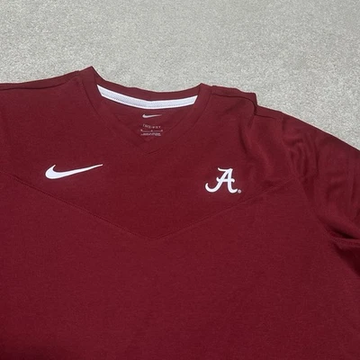Camisa de manga larga Nike roja mediana para hombre Alabama nueva sin etiquetas Foto 1 de 4
