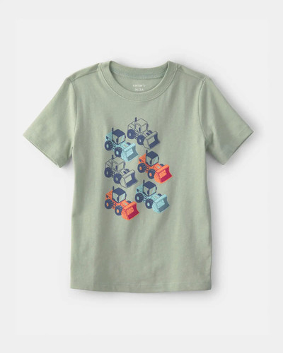 Toddler Boy's Tops Carter's Toddler Boy Construction Digger Graphic Tee ...