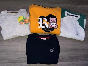 Boys Jumpers Bundle Age 9-10 Rose London, US Polo Assn & Scotch & Soda Hoodies - Picture 1 of 8