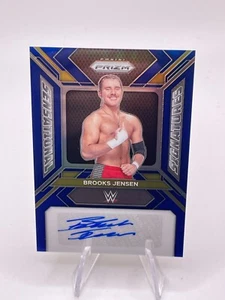 2024 WWE - Prizm - Auto - Sensational Signatures - Blue /49 - Brooks Jenson - Picture 1 of 2