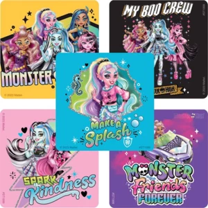 Monster High Stickers x 5 Birthday Party Favours Clawdeen Frankie Clea Lagoona - Picture 1 of 6