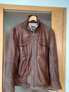 David Moore Lekra Lederjacke Herren Gr. 52 neuwertig braun - Bild 1 von 2