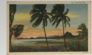 *Collectors Item* FIIJI - 1940’s Linen Postcards Showing Locations And Culture
