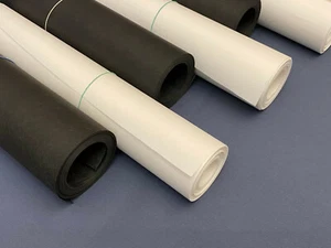 CCS Stickvlies 80gr - 38cm x 10m Reissvlies Vlies, weiß oder schwarz - Bild 1 von 5