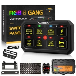 Sistema de relé de panel de interruptor universal de 8 velocidades táctil de encendido y apagado para camión ATV UTV barco - Imagen 1 de 12